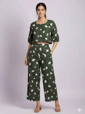 Floral Print Two-Piece Set
